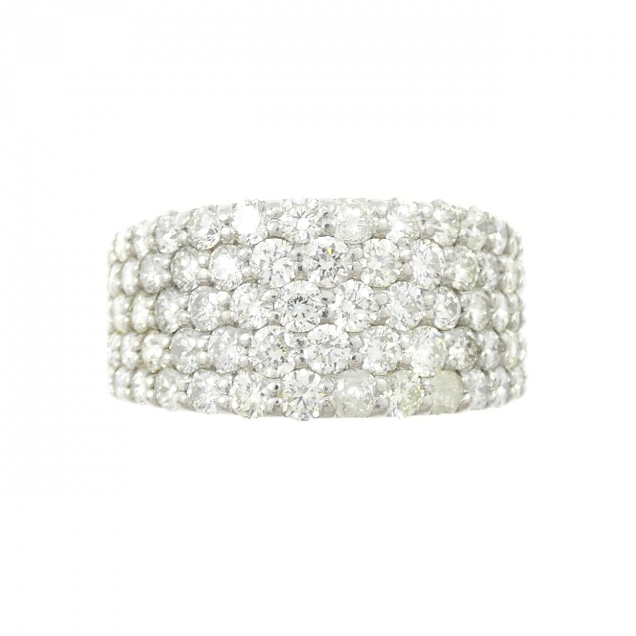 PT900 パヴェ ダイヤモンド リング 2.00CT
