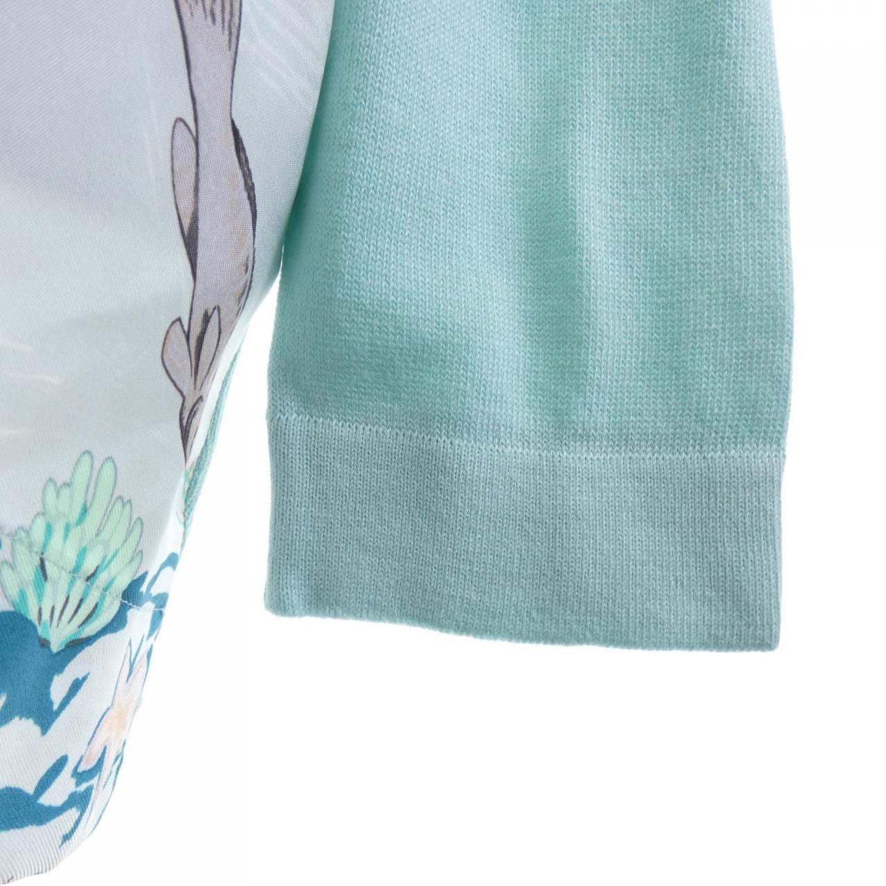 【ヴィンテージ】エルメス HERMES LAVIE PRECIEVSE DE LA MEDITERRANEE ツイルレーヌ. ポロシャツ
