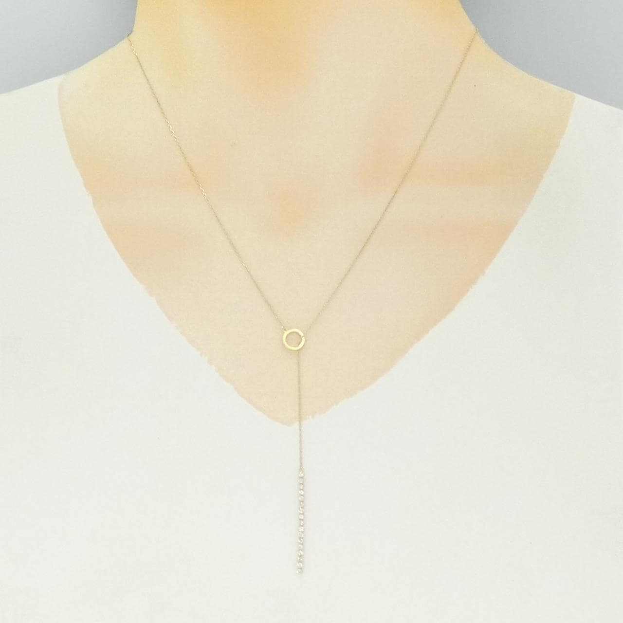 アーカー シャンデリア アラリエット ネックレス 0.20CT