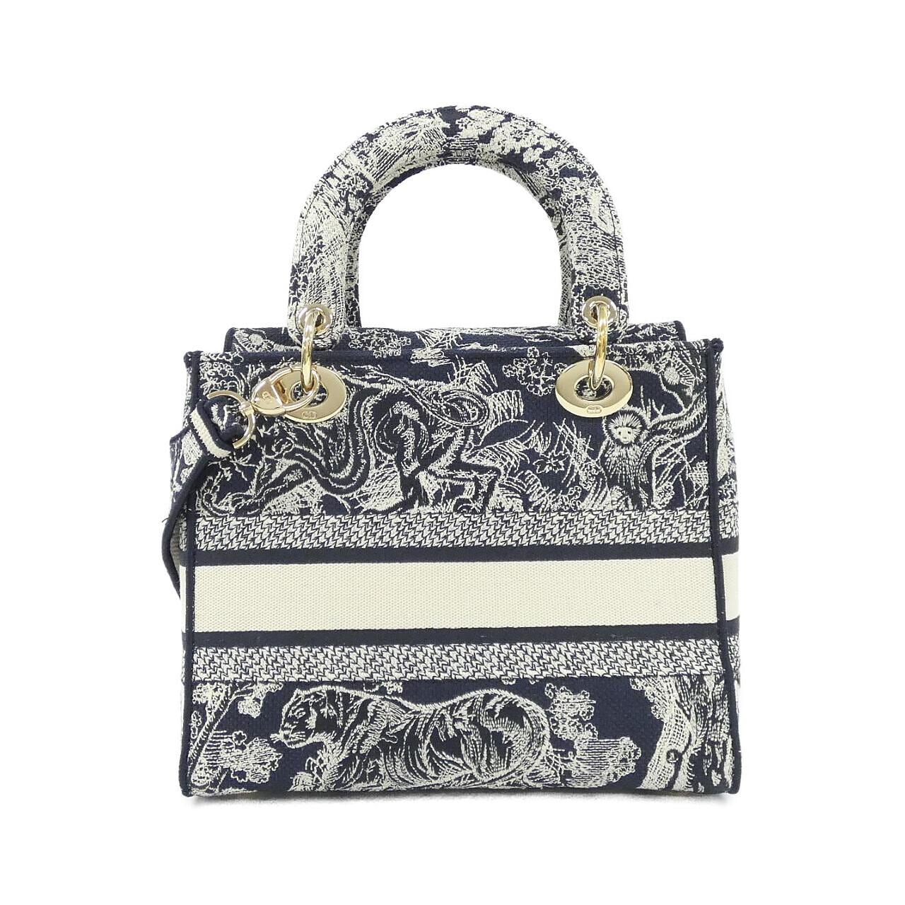クリスチャンディオール TOILE DE JOUY REVERSE レディ ディーライト ミディアム M0565ORGO バッグ