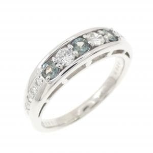 K18WG アレキサンドライト リング 0.31CT