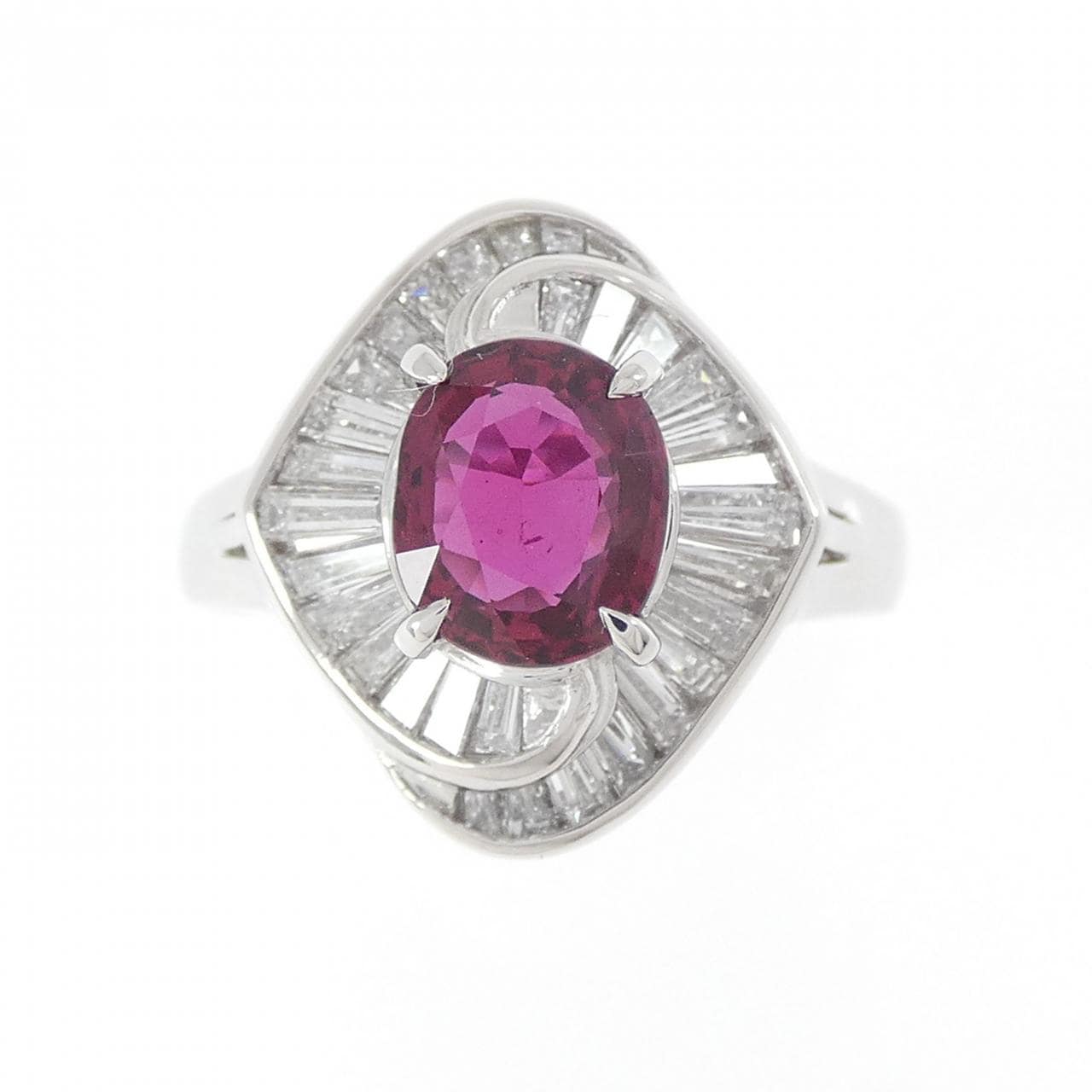 PT900 ルビー リング 1.15CT