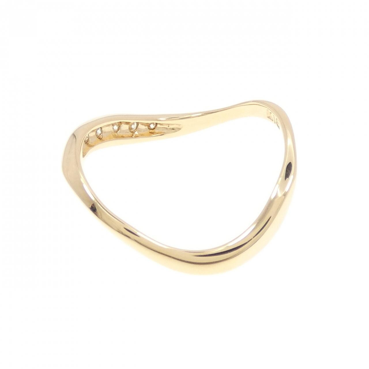 K18PG ダイヤモンド リング 0.05CT
