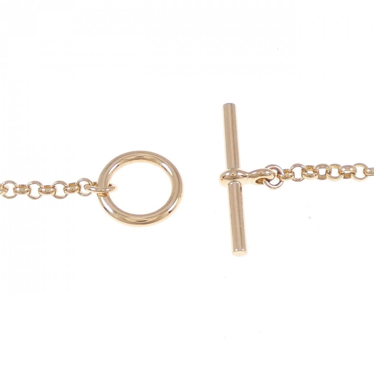 HERMES exlibris necklace