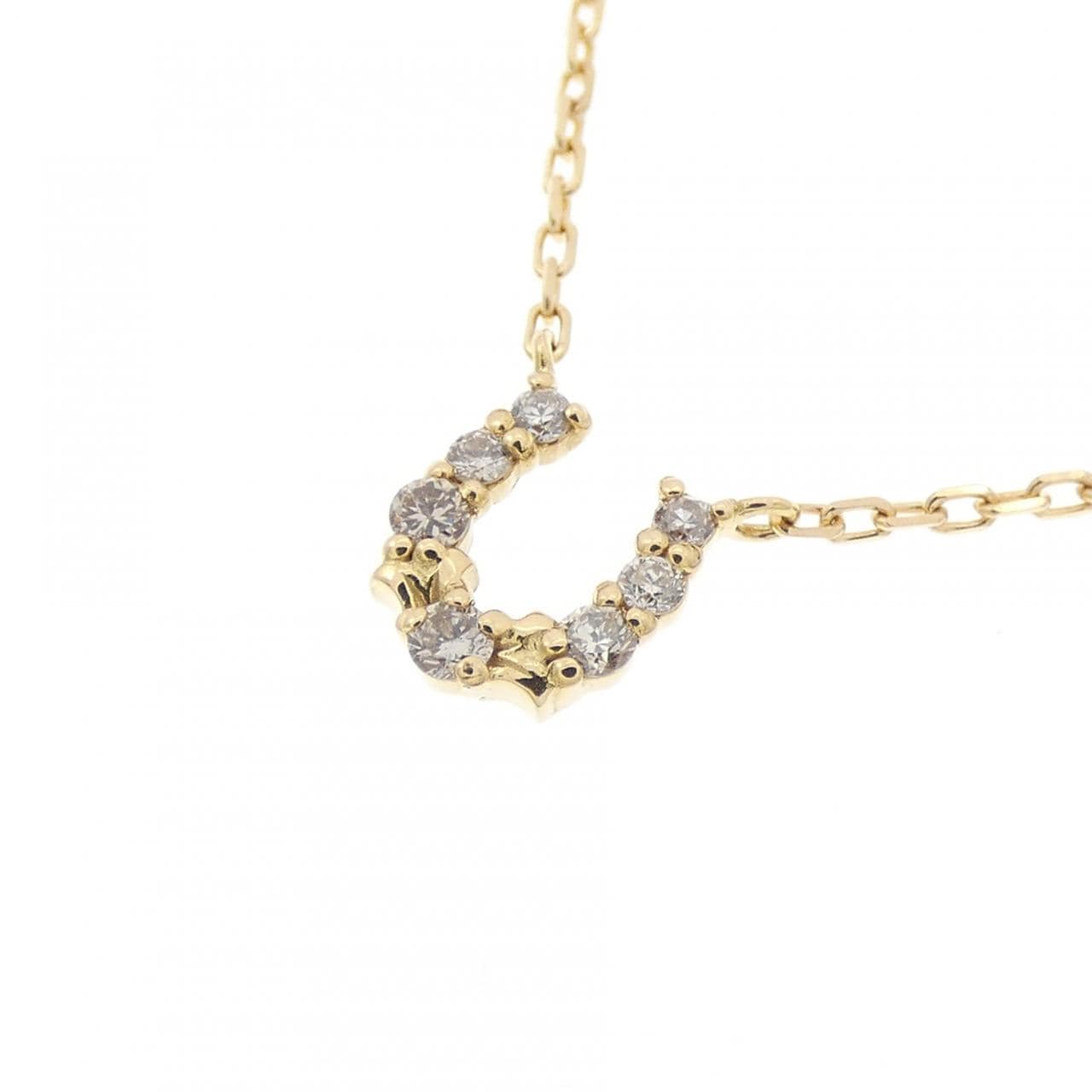 アガット ダイヤモンド ネックレス 0.05CT