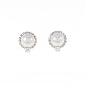 MIKIMOTO Akoya pearl earrings 6.3mm