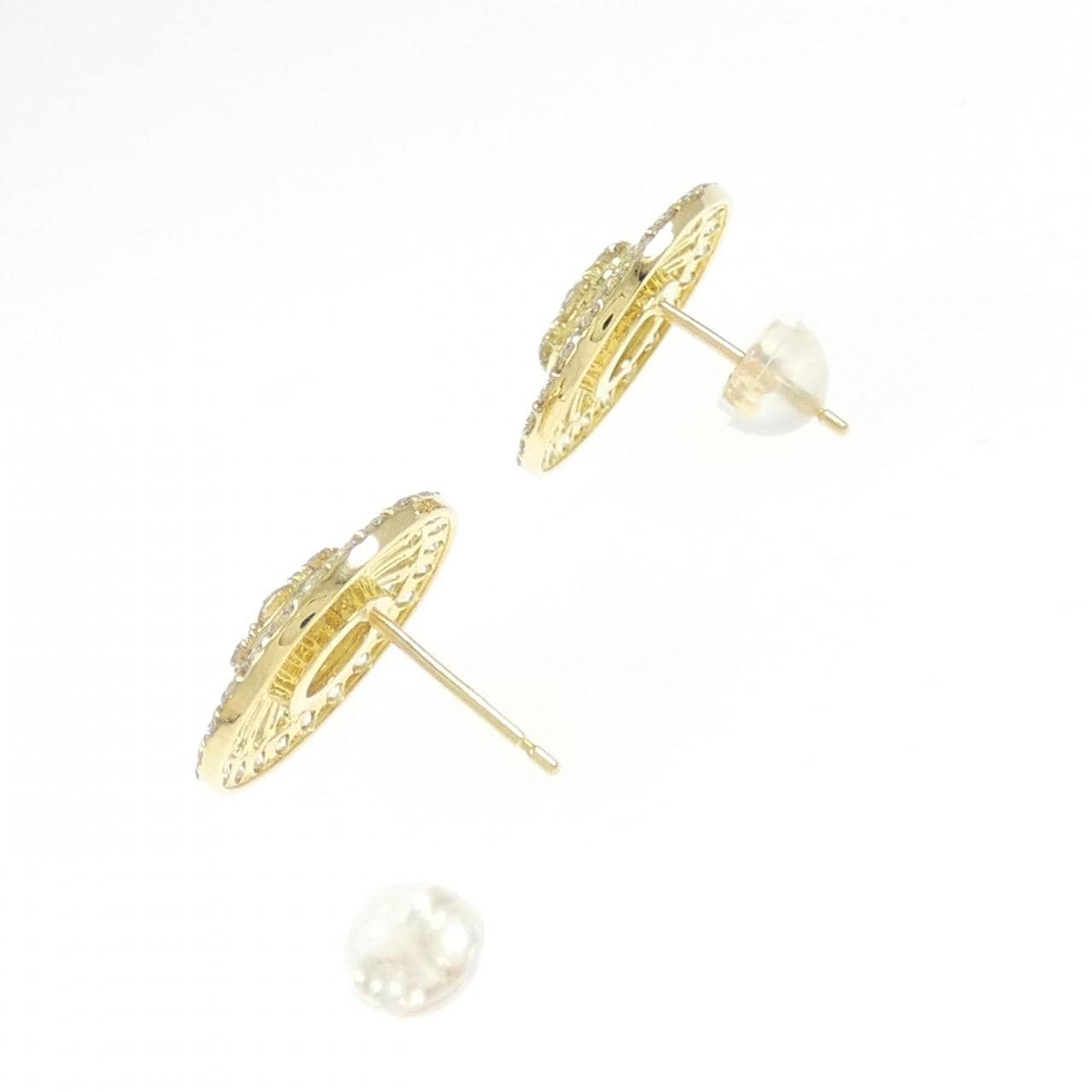【新品】K18YG ダイヤモンド ピアス 2.00CT