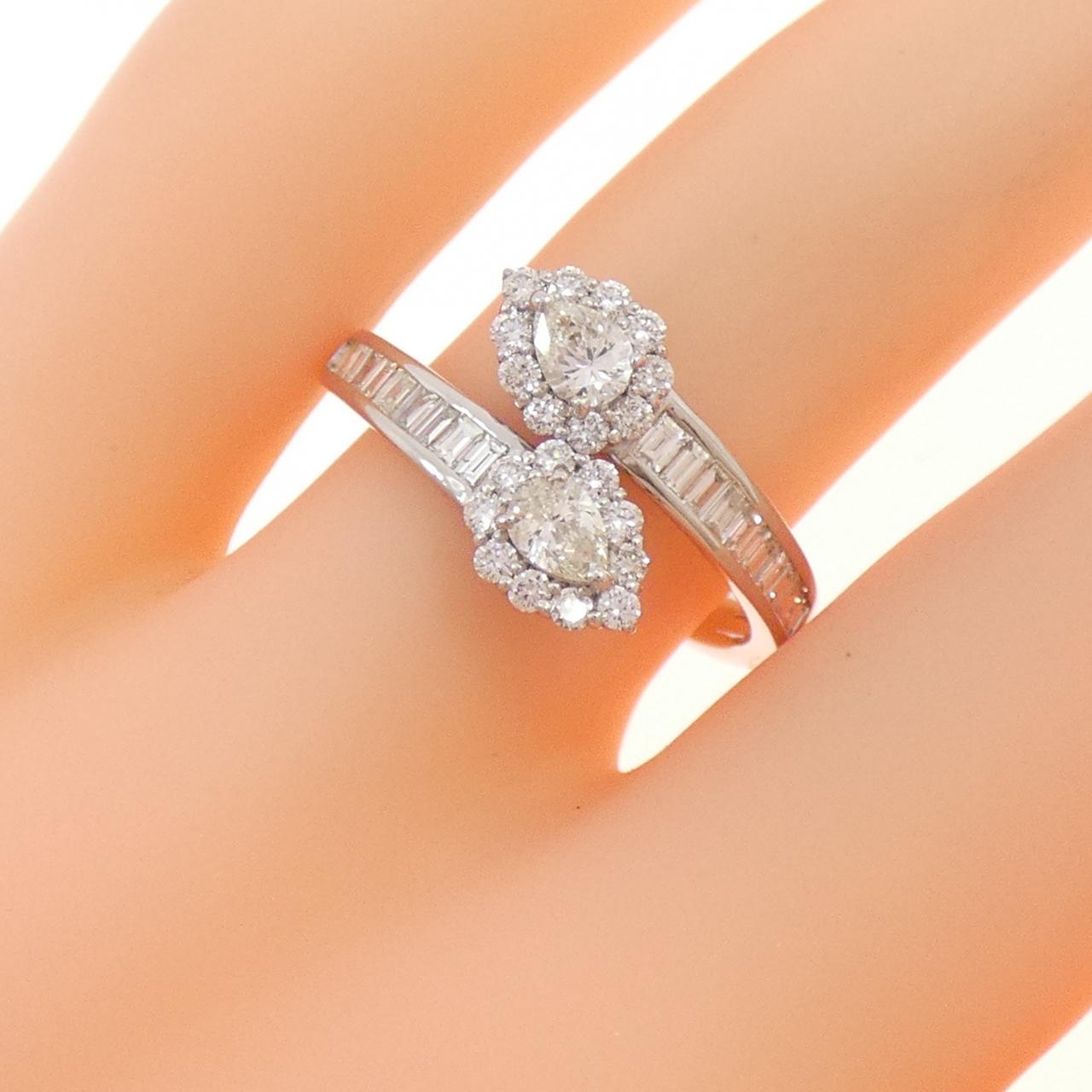 【新品】PT900 ダイヤモンド リング 0.80CT