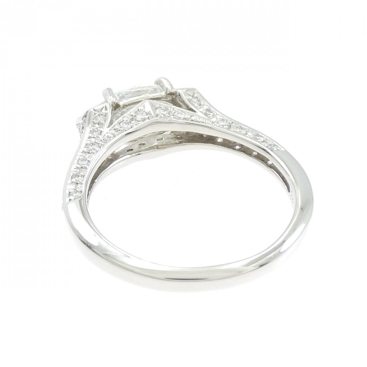 【リメイク】PT900 ダイヤモンド リング 1.020CT F SI1 オーバルカット