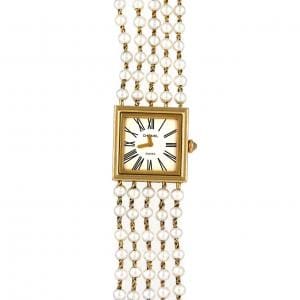 【ノーメンテナンス特価】シャネル マドモアゼル YG･パールブレス Lサイズ H0007 YG クォーツ