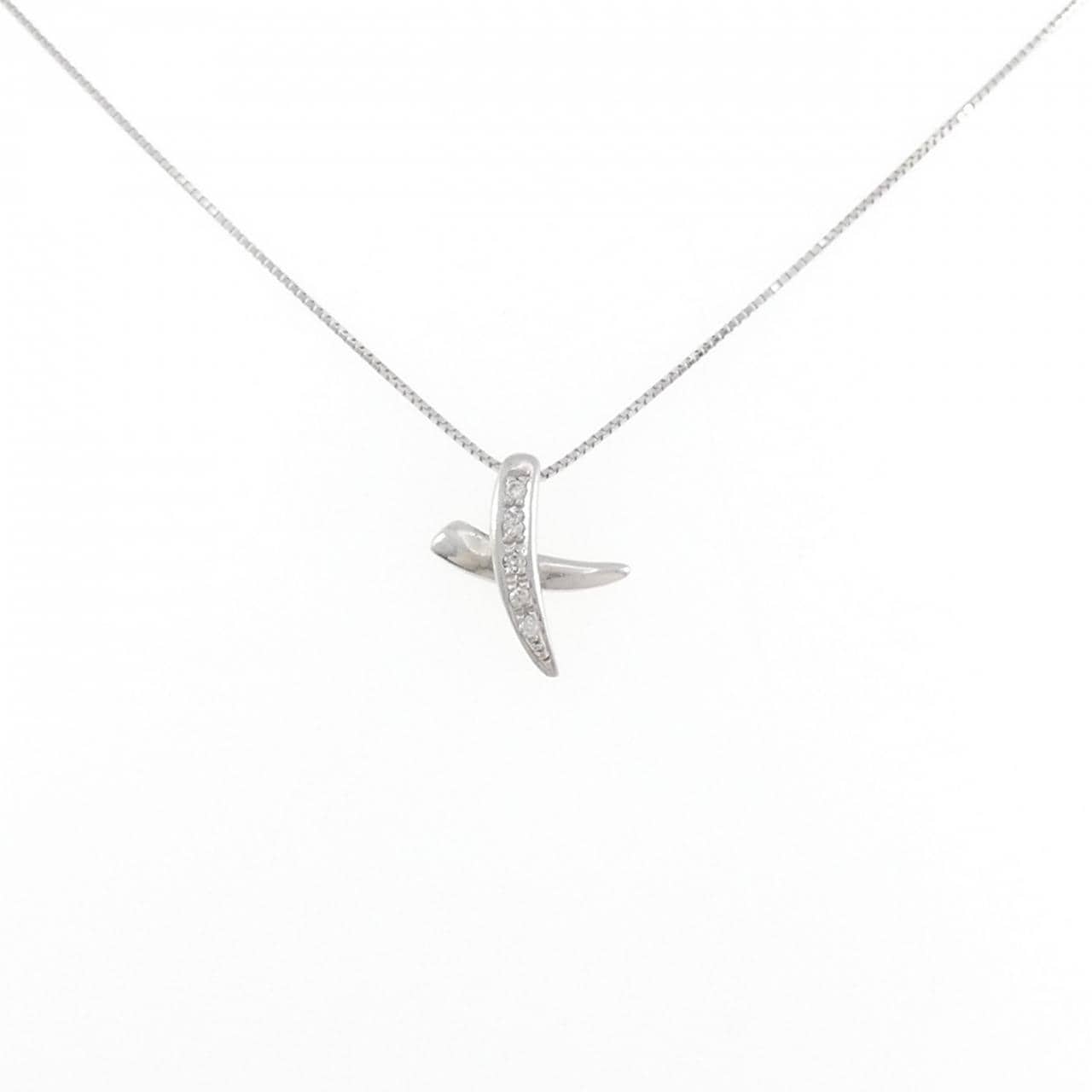 PT900/PT850 ダイヤモンド ネックレス 0.05CT