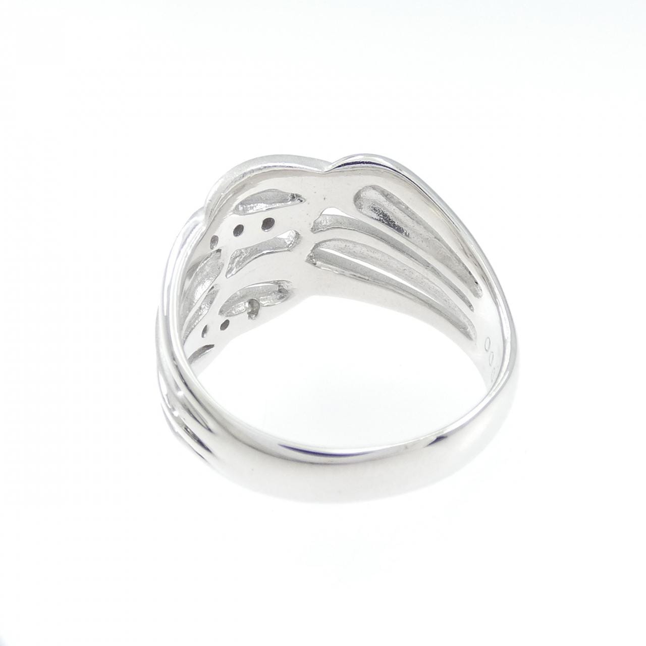 K18WG ダイヤモンド リング 0.06CT