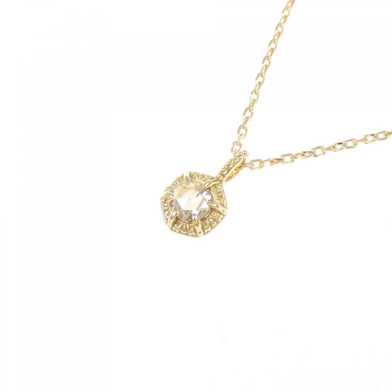 アガット ダイヤモンド ネックレス 0.055CT