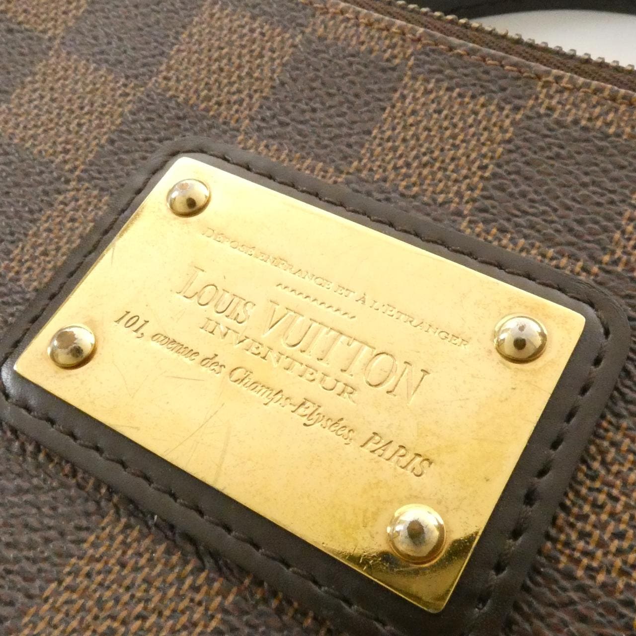 ルイヴィトン ダミエ エヴァ N55213 ショルダーバッグ