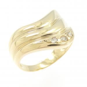 K18YG ダイヤモンド リング 0.06CT