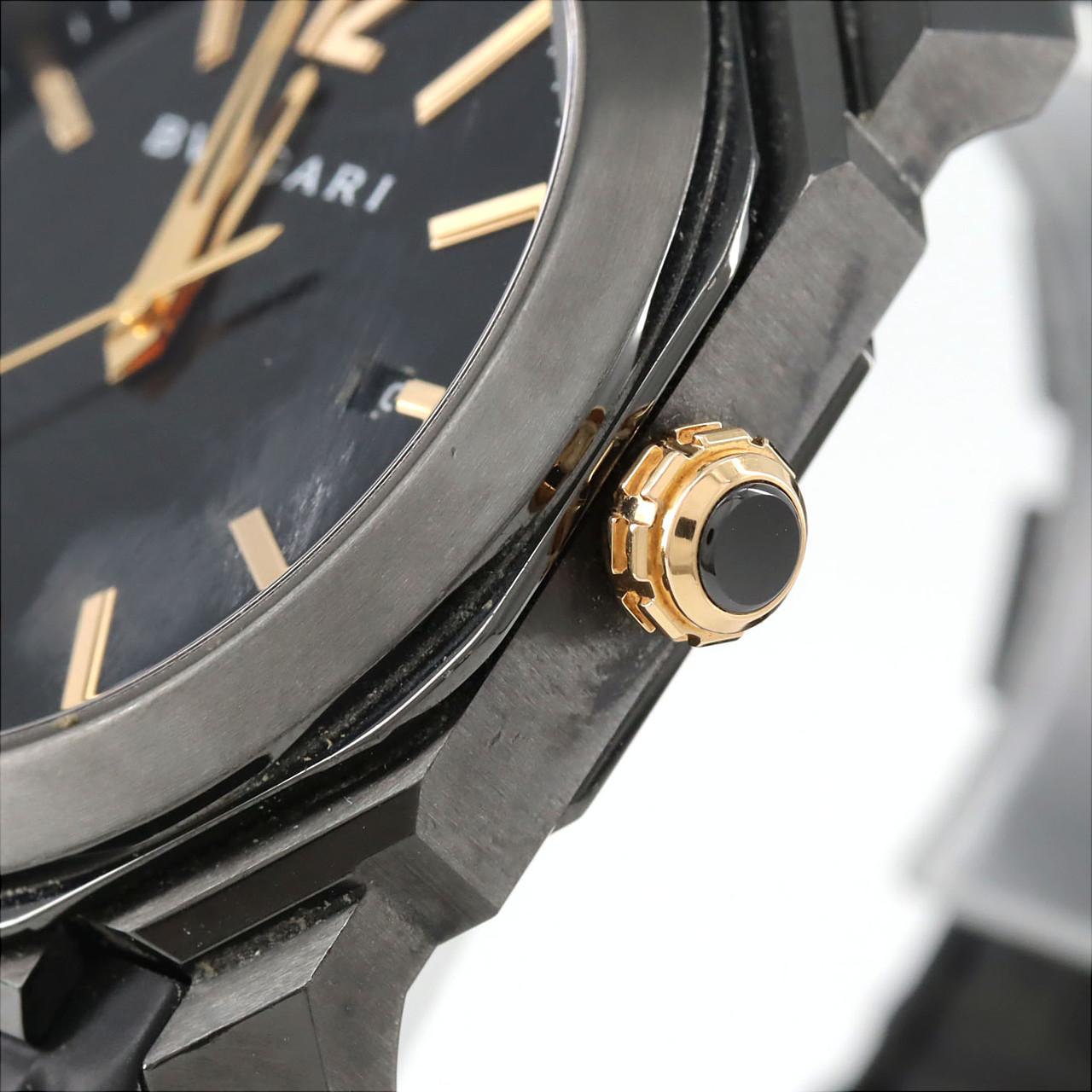 【ノーメンテナンス還元価格】ブルガリ オクトウルトラネロ DLC BGO41S/BGO41BBSVD SS 自動巻