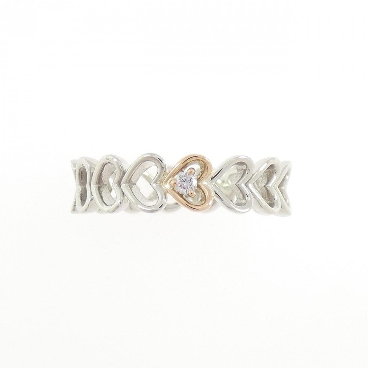 ジーエスティービー ピンクダイヤモンド リング 0.02CT
