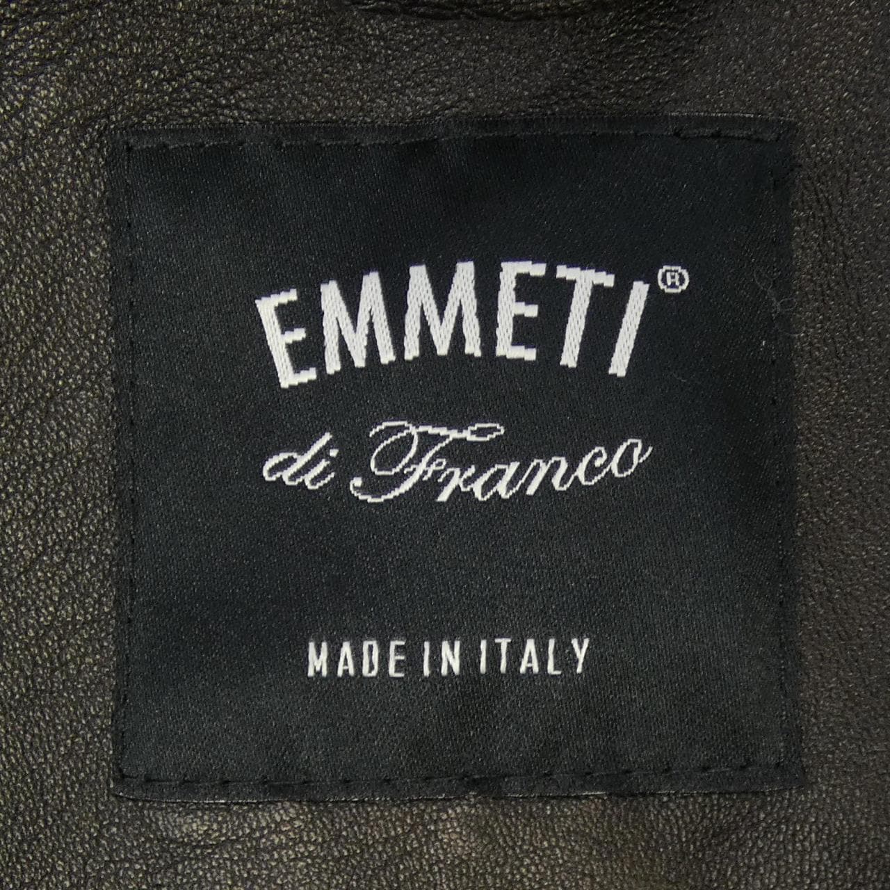 エンメティ EMMETI レザーライダースジャケット