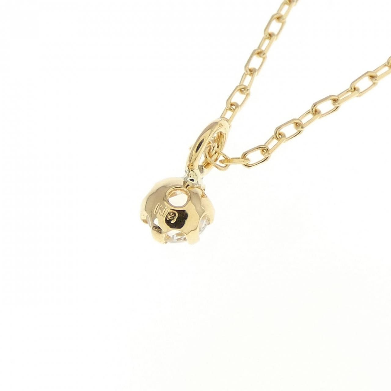 K18YG ダイヤモンド ネックレス 0.07CT