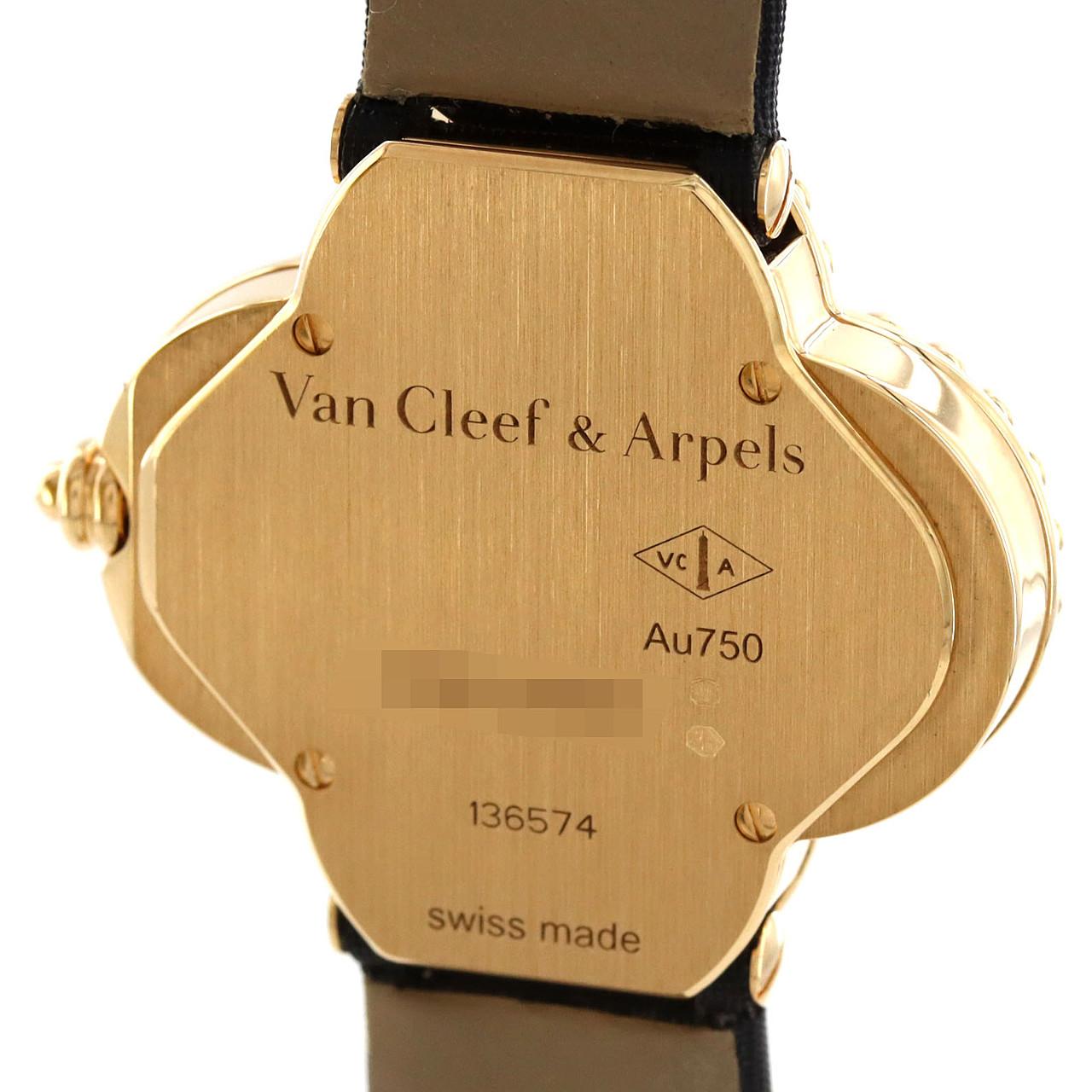 ヴァンクリーフ&アーペル アルハンブラ YG 136574/VCARD22000 YG クォーツ