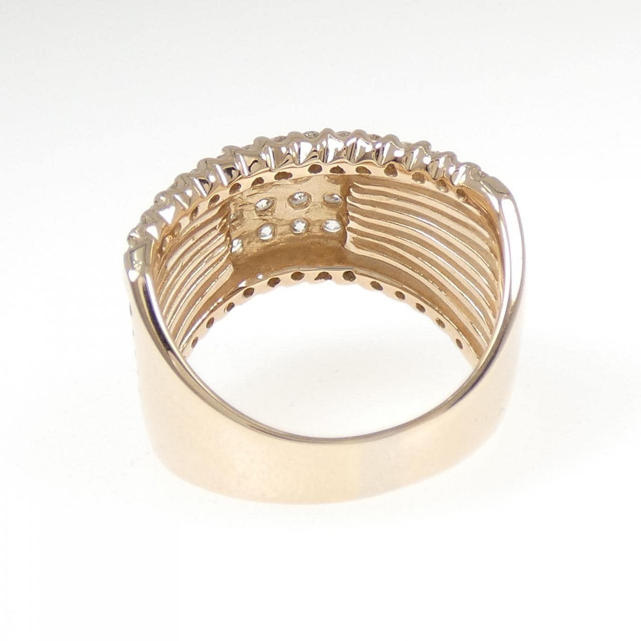 K18PG ダイヤモンド リング 0.95CT
