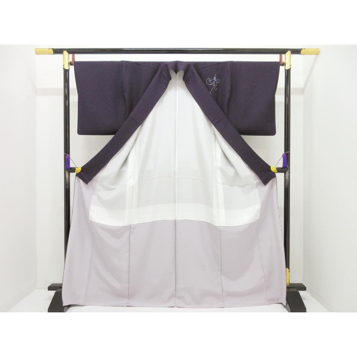 訪問着　【藤本隆士】螺鈿入り　身幅２Ｌ寸