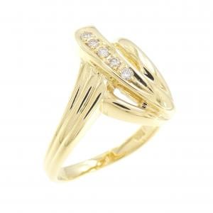 K18YG ダイヤモンド リング 0.05CT