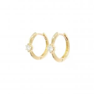 K18YG ダイヤモンド ピアス 0.20CT