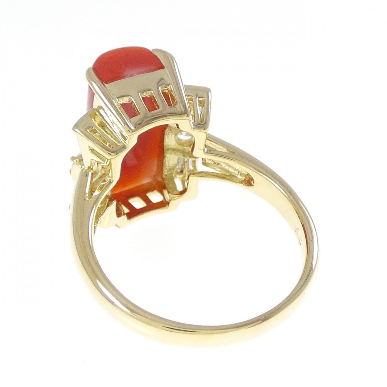 K18YG サンゴ リング