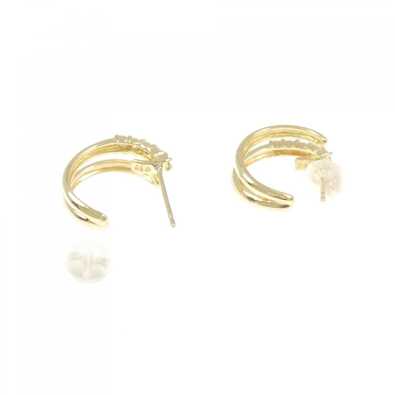 K18YG ダイヤモンド ピアス 0.20CT