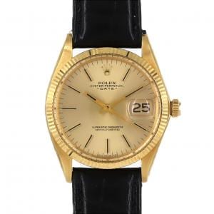 ロレックス オイスターパーペチュアル デイト 1503/8 YG 自動巻 3番台