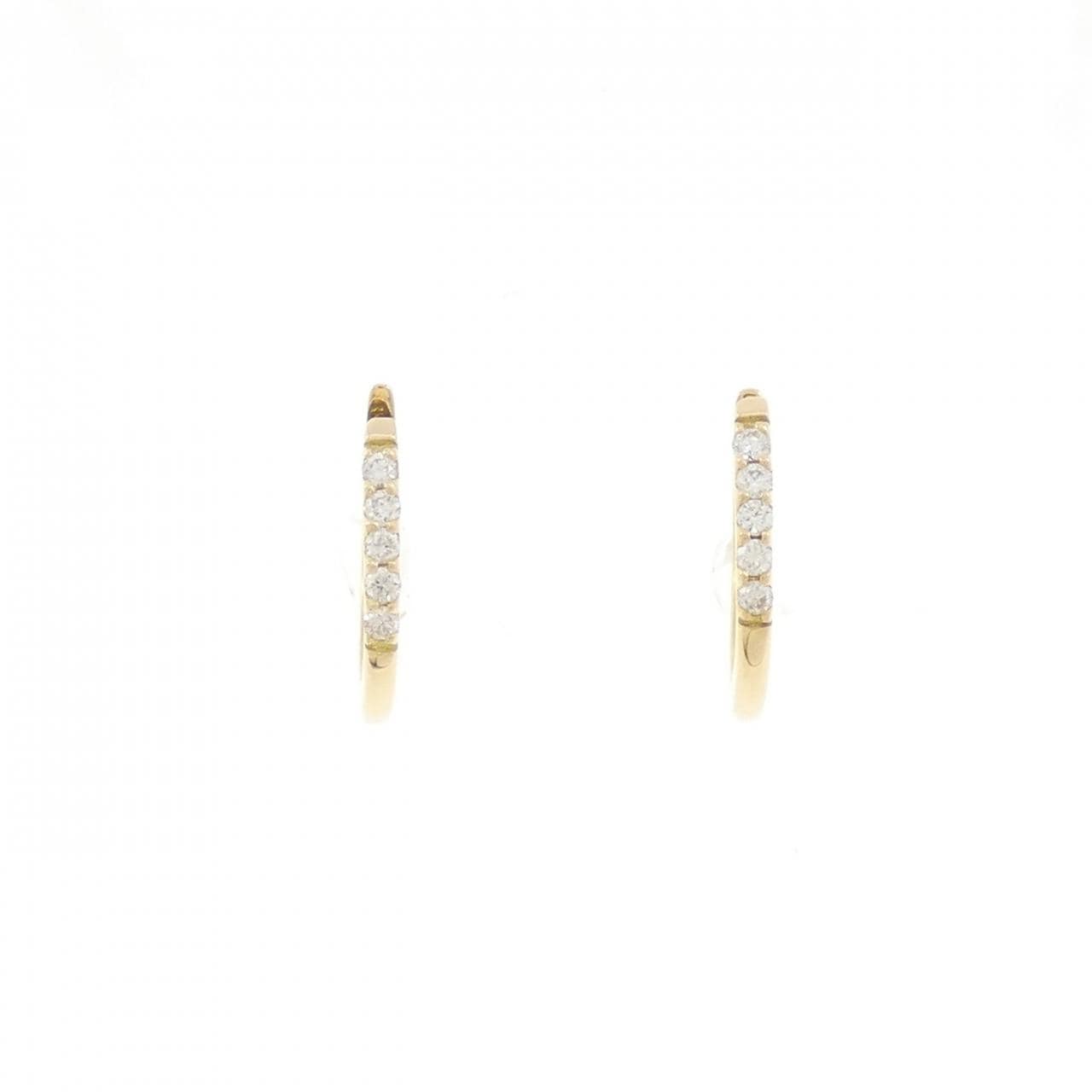 【リメイク】K18YG ダイヤモンド ピアス 0.10CT