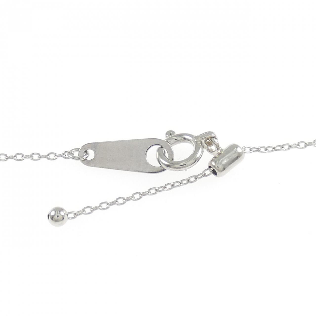 PT900/PT850 ソリティア ダイヤモンド ネックレス 0.52CT