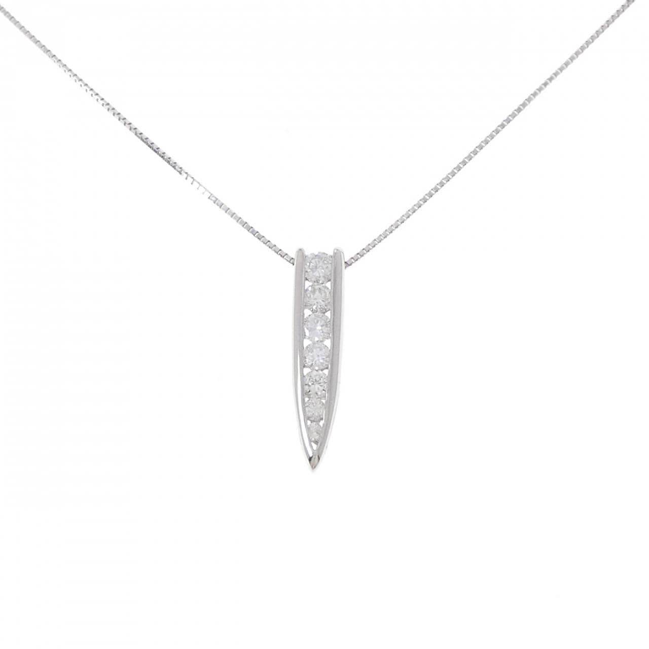 PT900/PT850 ダイヤモンド ネックレス 0.50CT