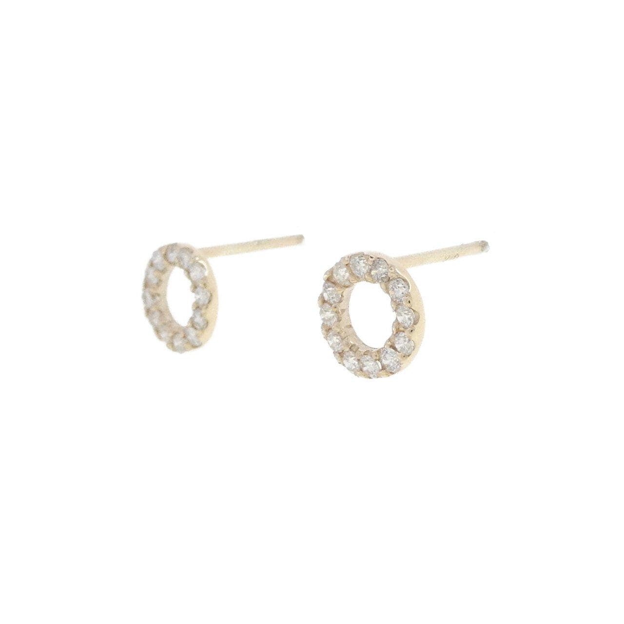 【リメイク】K10YG ダイヤモンド ピアス 0.20CT