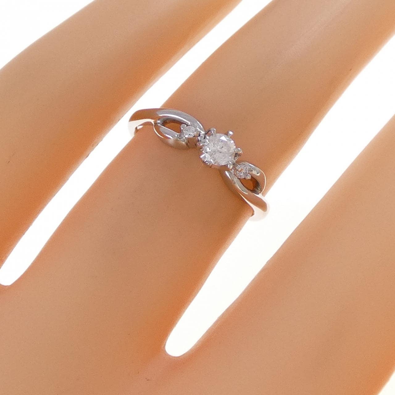 PT900 ダイヤモンド リング 0.10CT