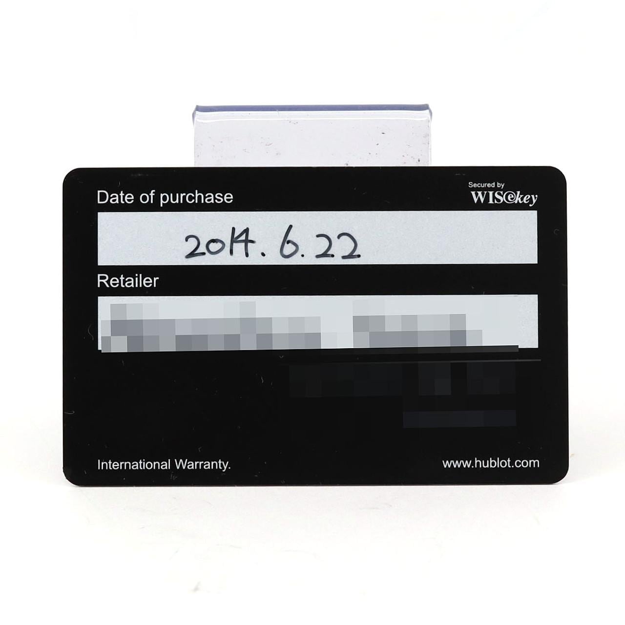 ウブロ アエロフュージョンクロノオールホワイト TI 525.NE.0127.LR TI 自動巻