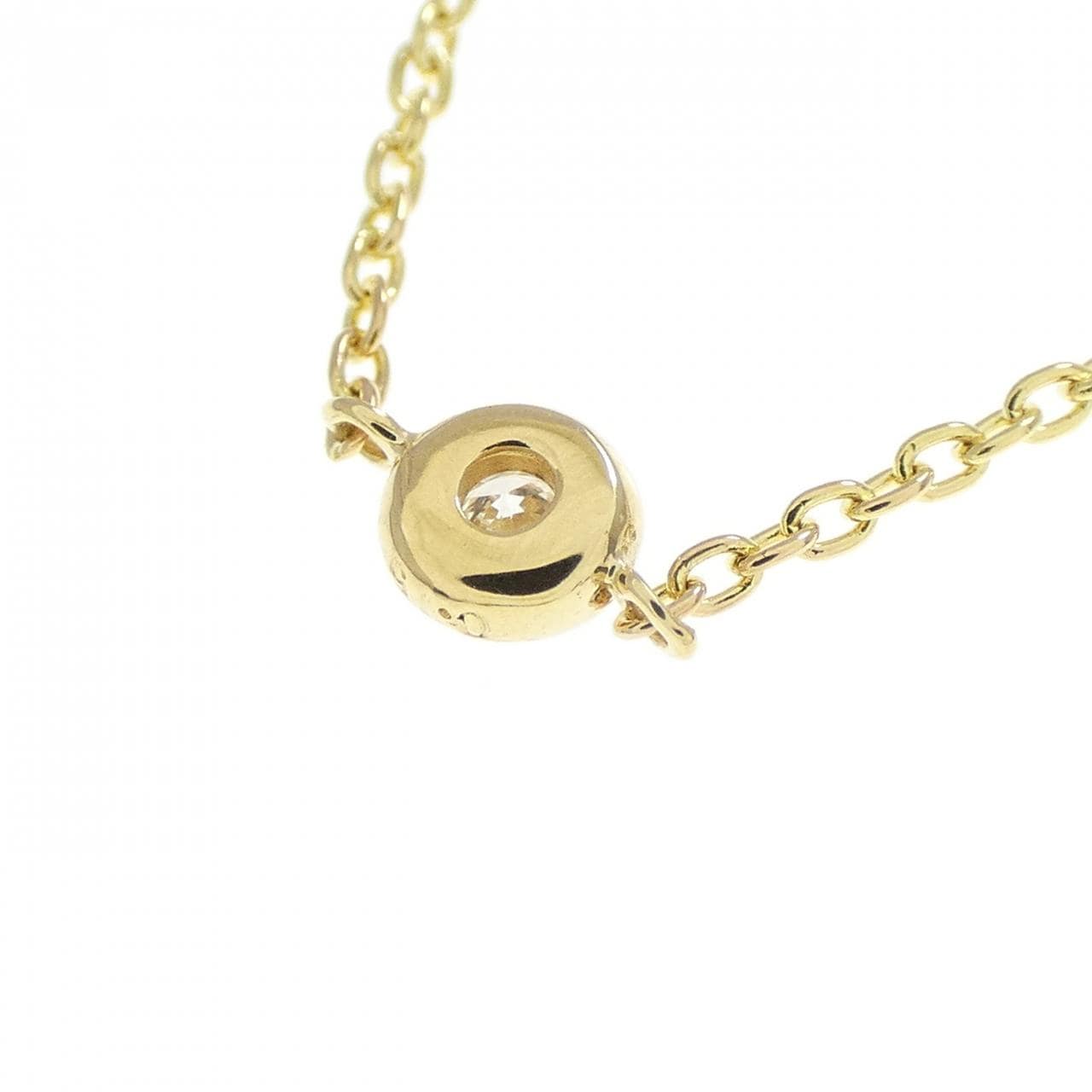 K18YG ダイヤモンド ネックレス 0.15CT