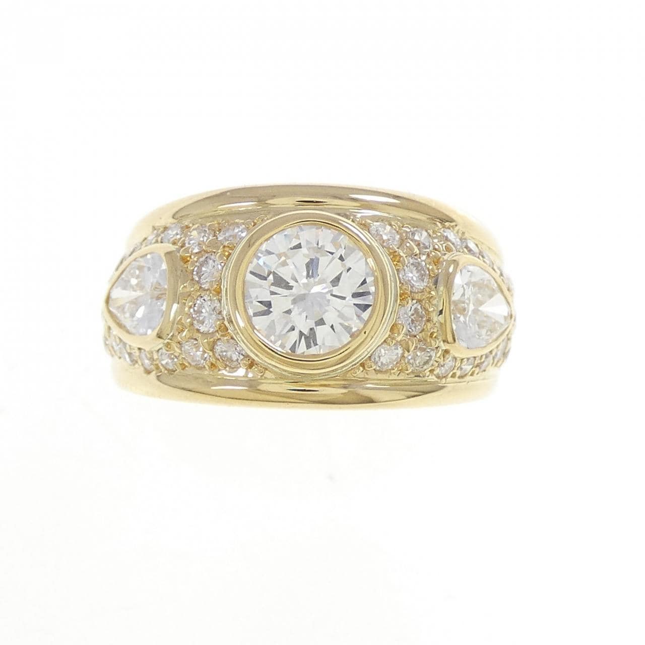 K18YG ダイヤモンド リング 1.62CT