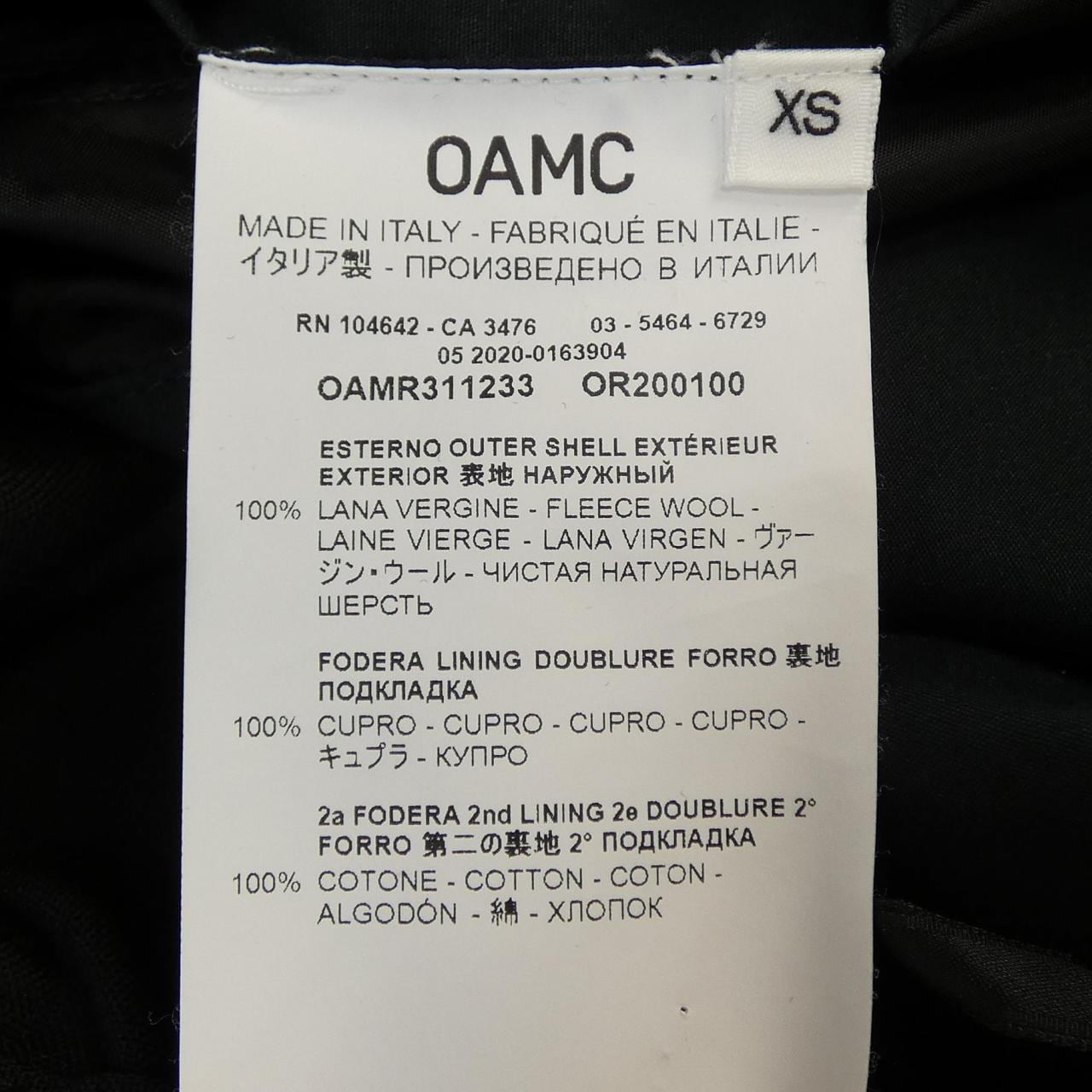 オーエーエムシー OAMC OAMR311233 パンツ