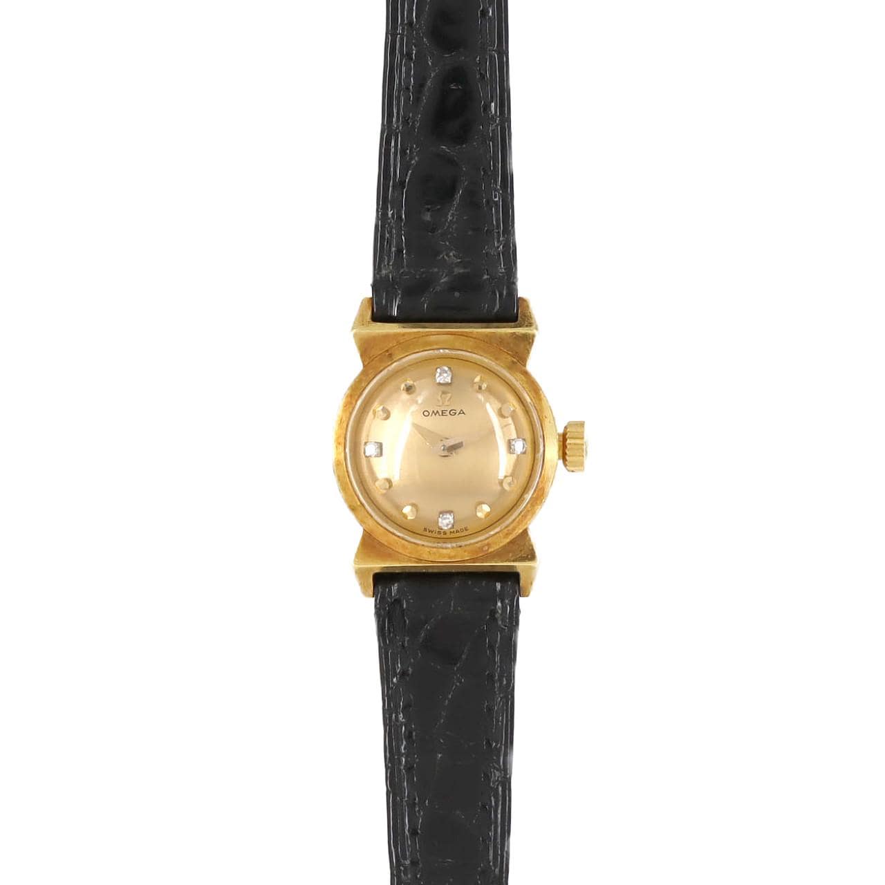 オメガ ラウンドケース YG･4P YG 手巻