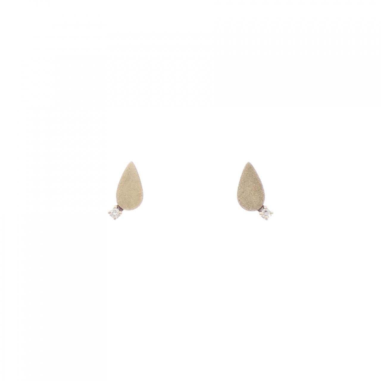 アガット ダイヤモンド ピアス