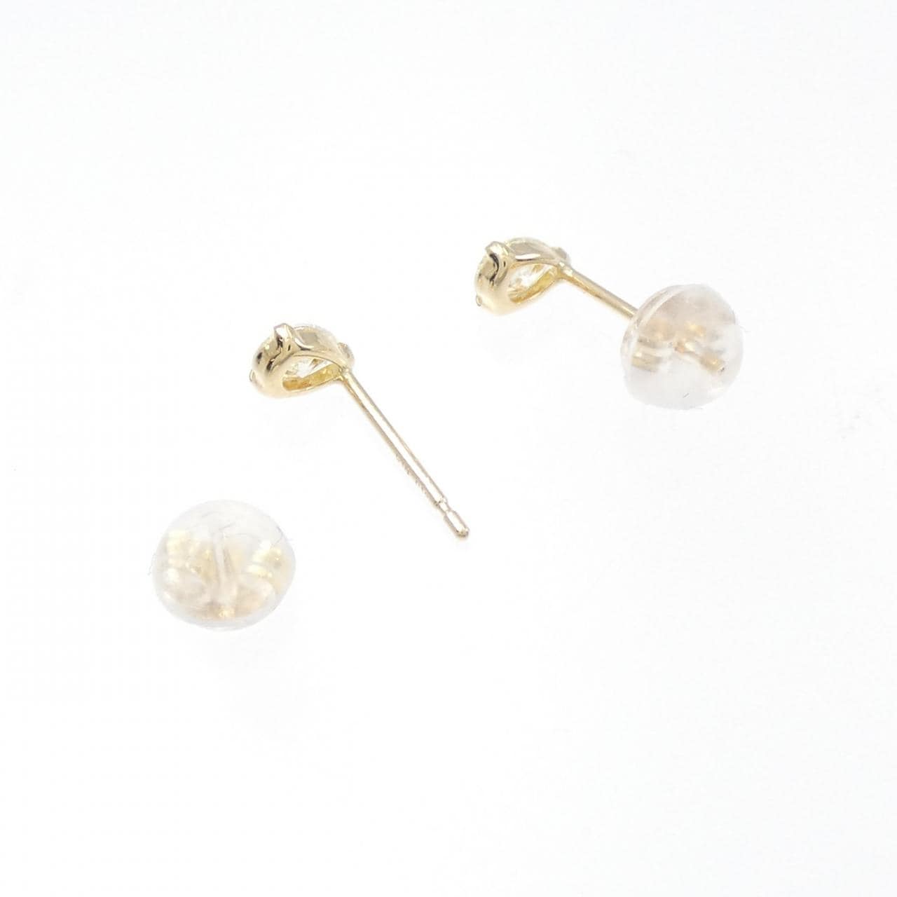 【新品】K18YG ダイヤモンド ピアス 0.32CT