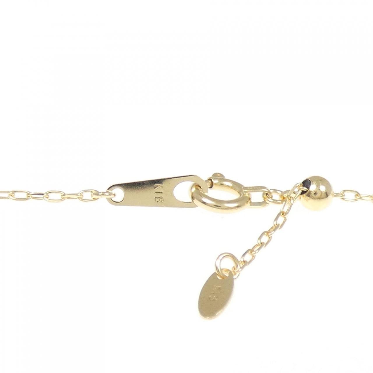 K18YG クロス ダイヤモンド ネックレス 0.1CT