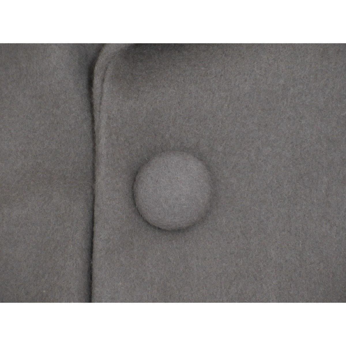 【新品】お洒落コート カシミヤ混 ヘチマ衿