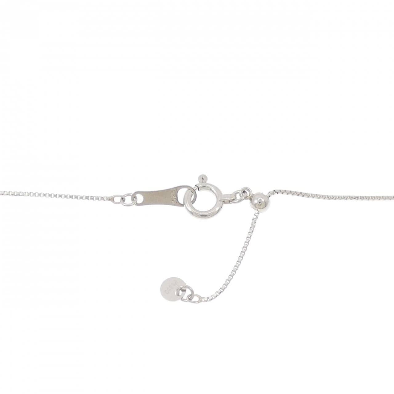 PT900/PT850 エメラルド ネックレス 0.44CT