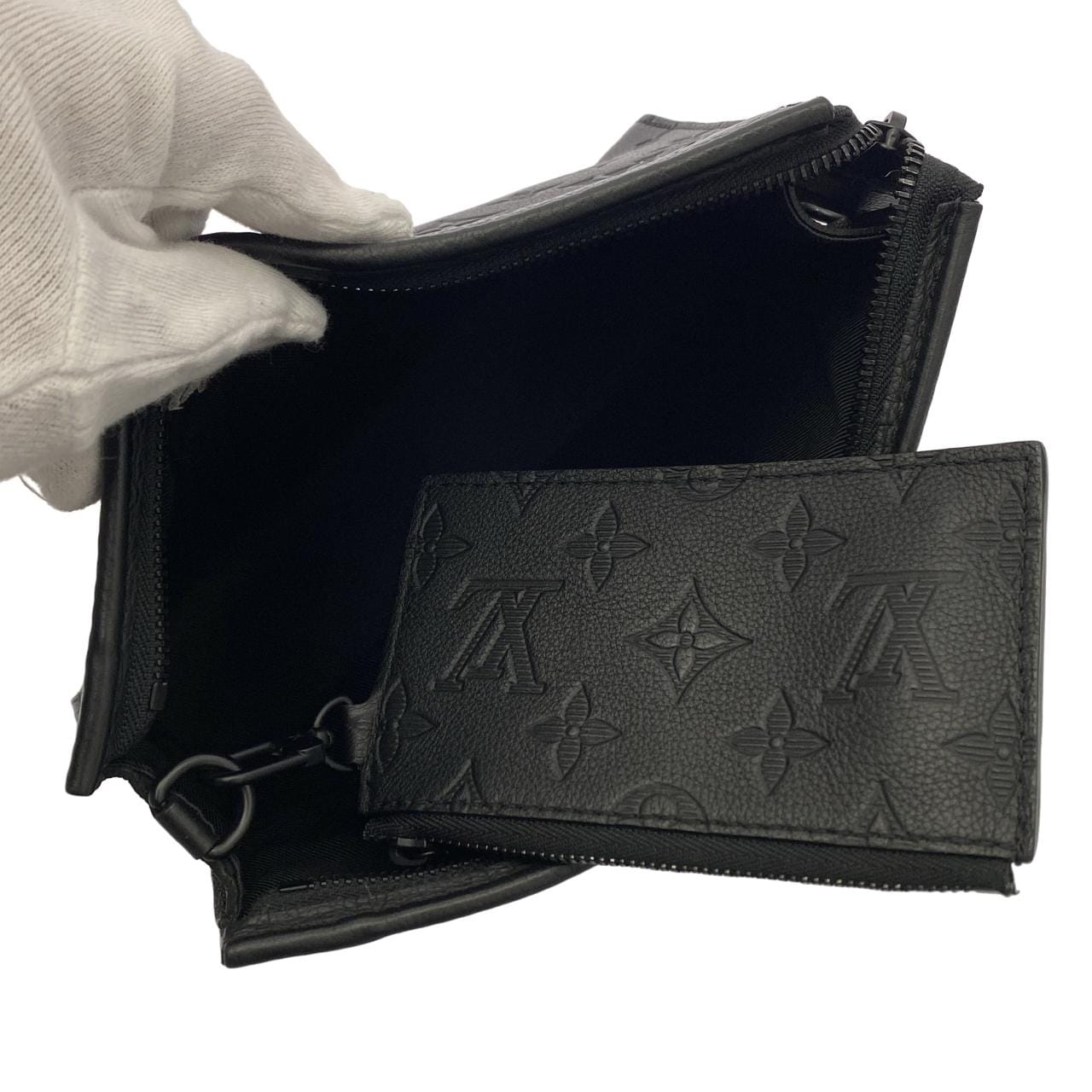 ルイヴィトン モノグラム シャドウ ガストン ウエアラブル ウォレット M81115 ショルダーバッグ