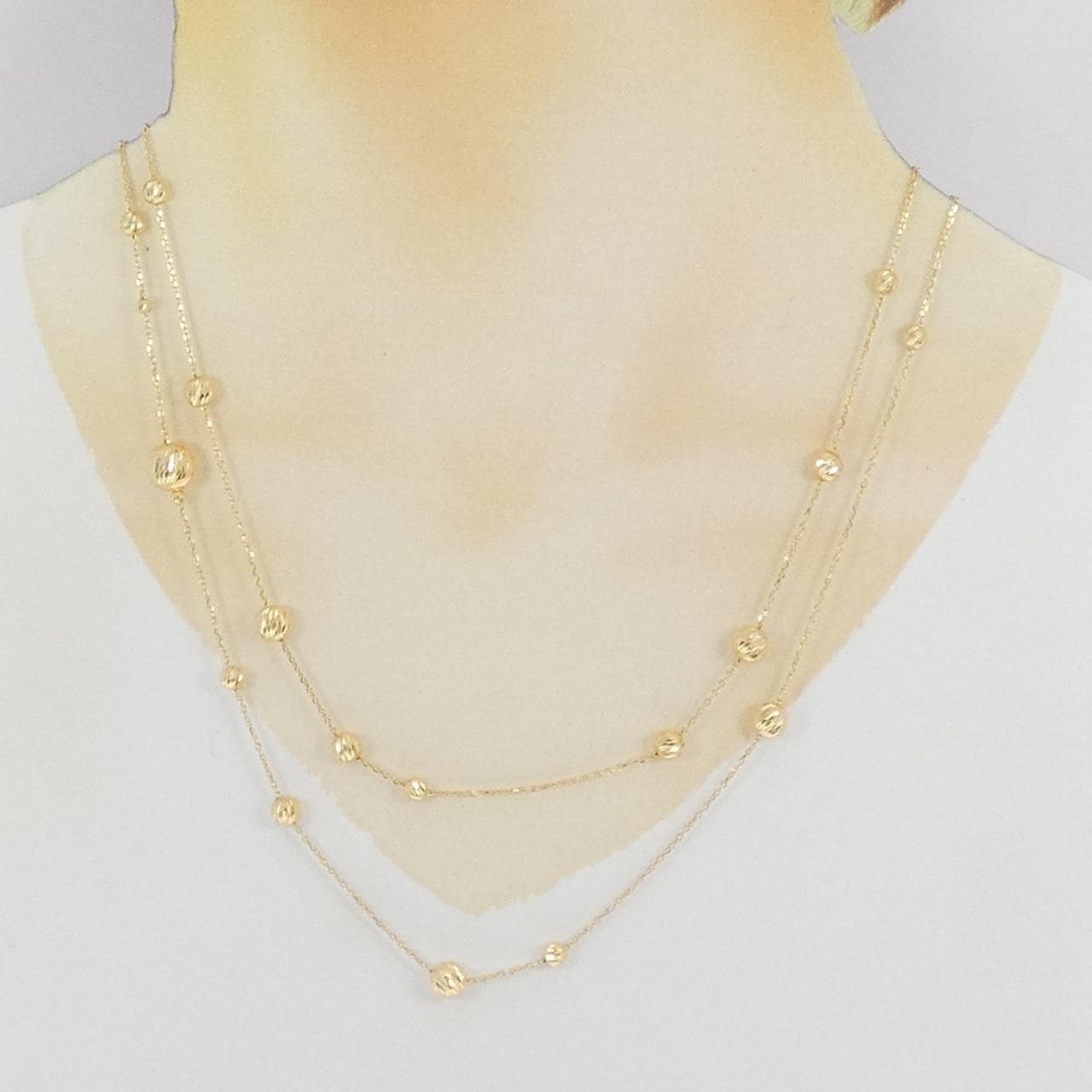 K18YG necklace