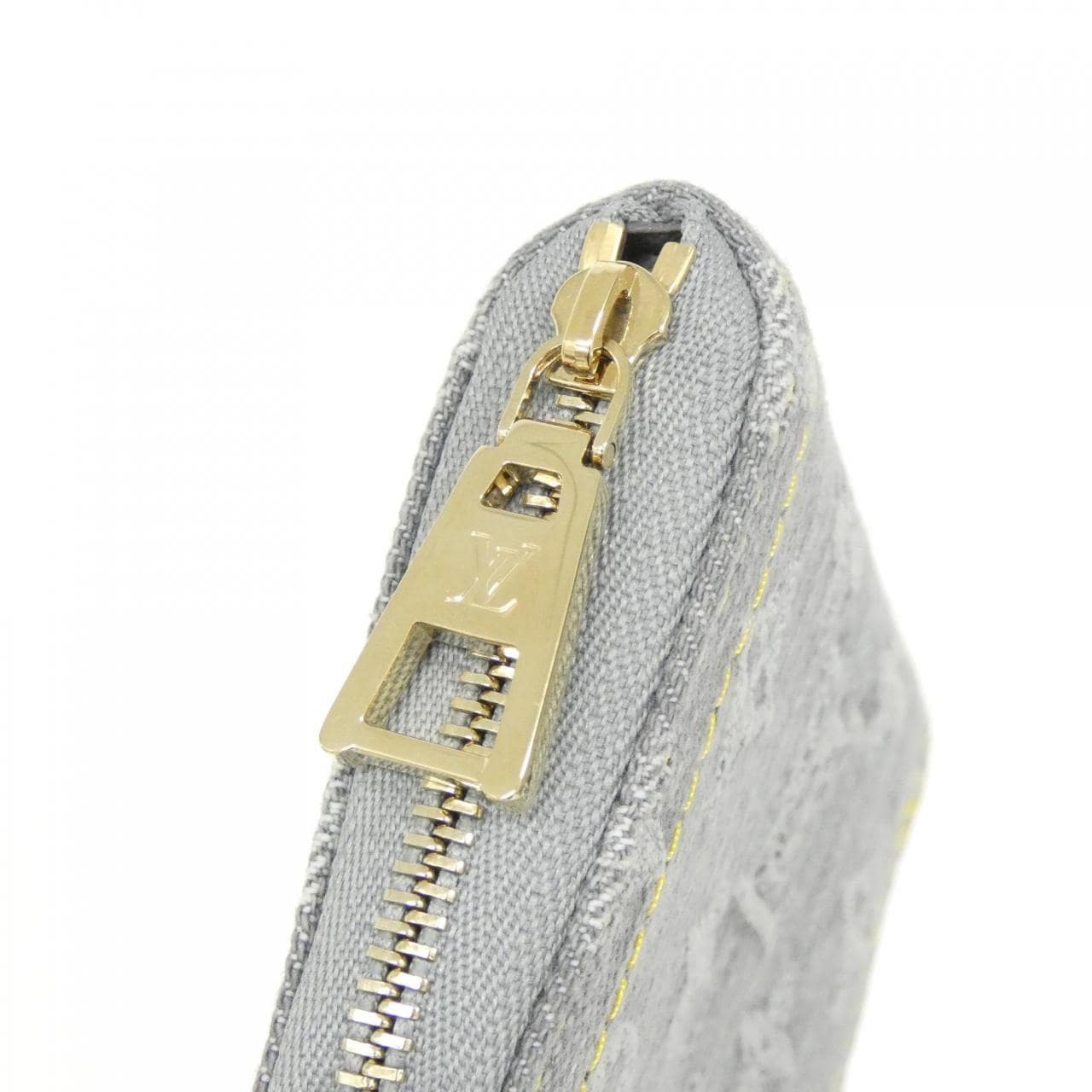 LOUIS VUITTON Monogram Denim Zippy Coin Purse M14277 INCASE