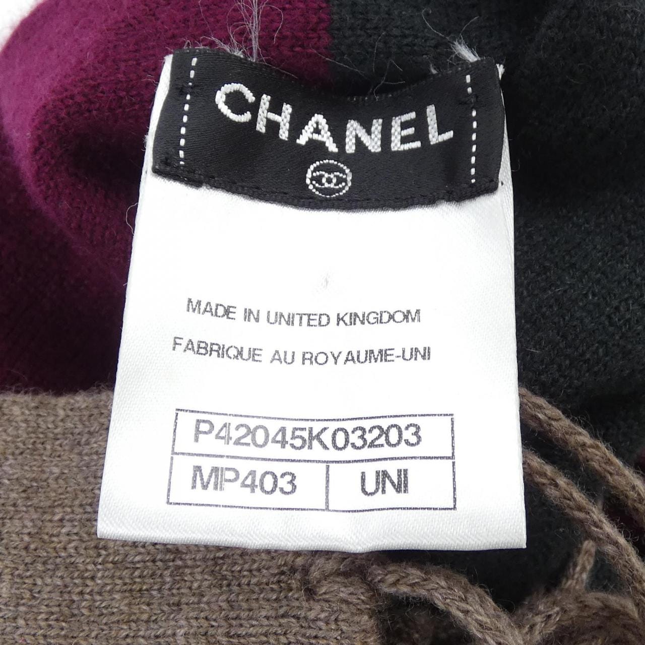シャネル CHANEL P42045K03203 MUFFLER